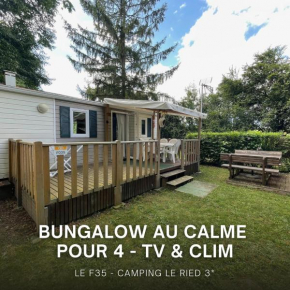 Chez Roger - Bungalow climatisé avec TV - 2 chambres 4 personnes